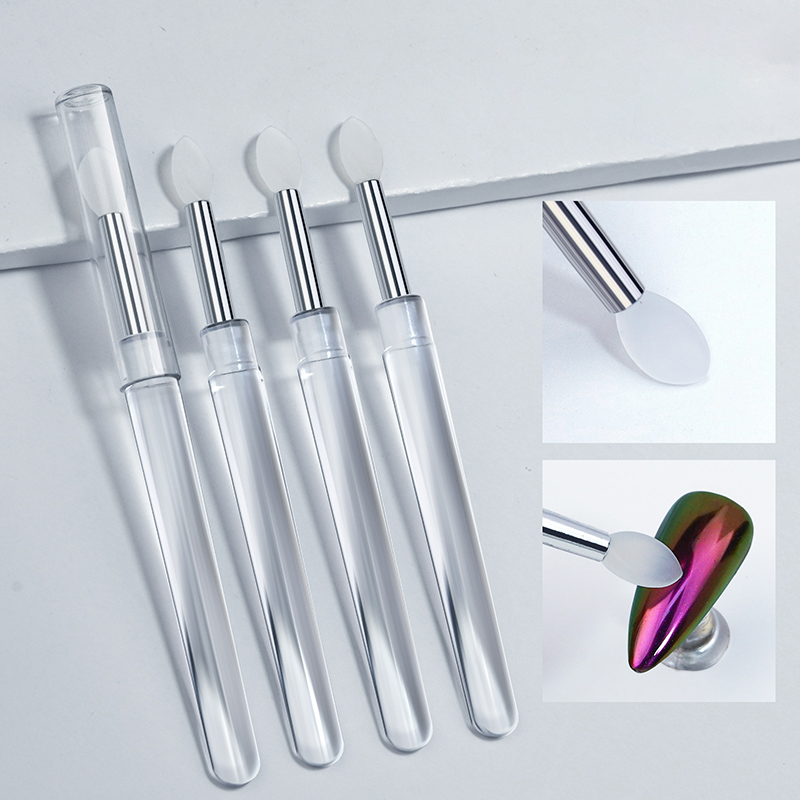 Nail Art Chrome - Multifunctional Silicone Chrome Glitter Applying Manicure