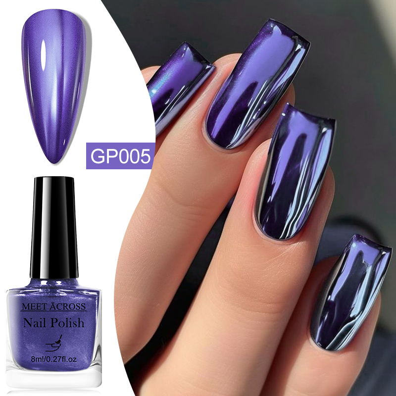 Nail Art Chrome - 8ml Glass Bottle Water-Based Peel Off