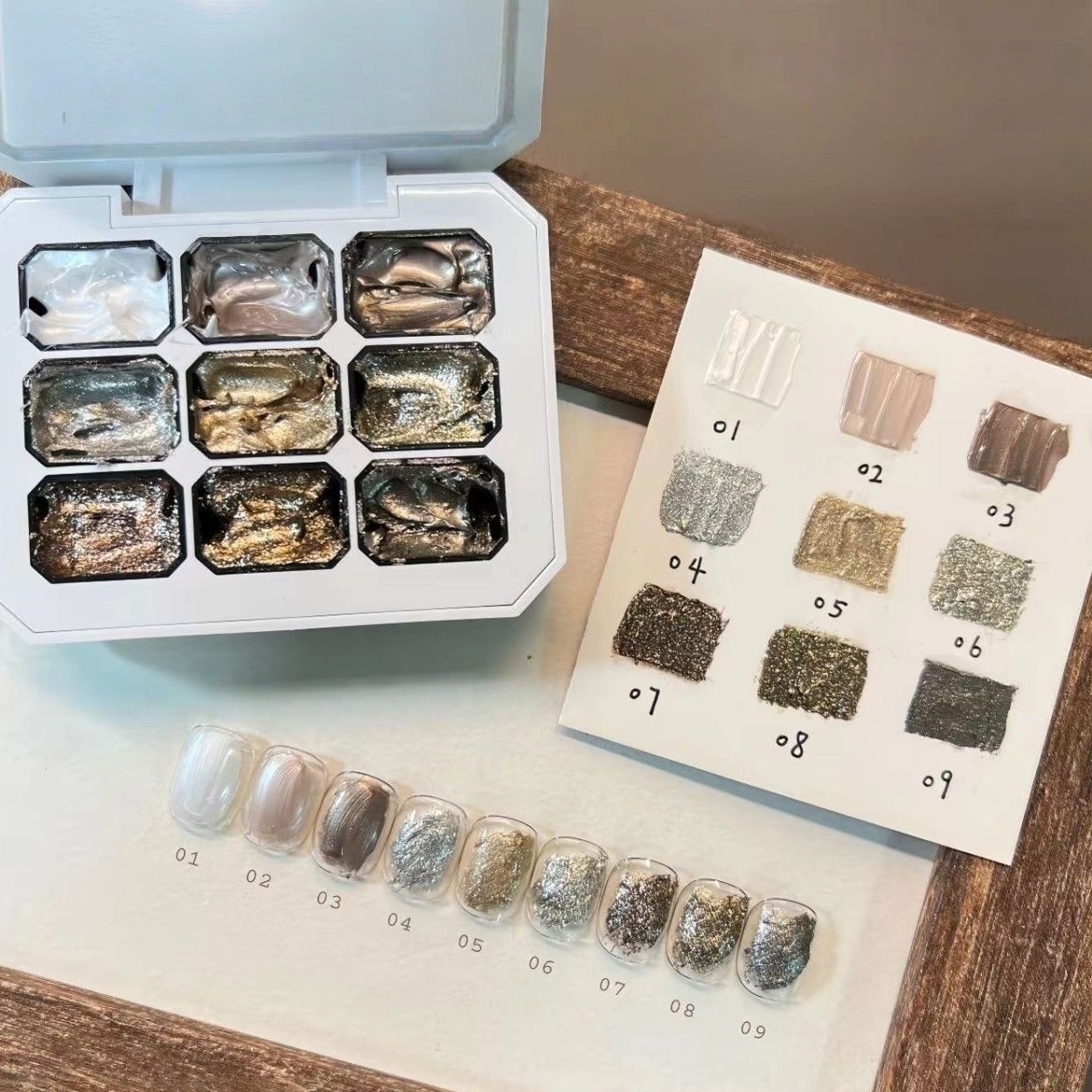 9 Grid Solid Nail Polish, Meta - đánh giá và giá Nail Art Ideas