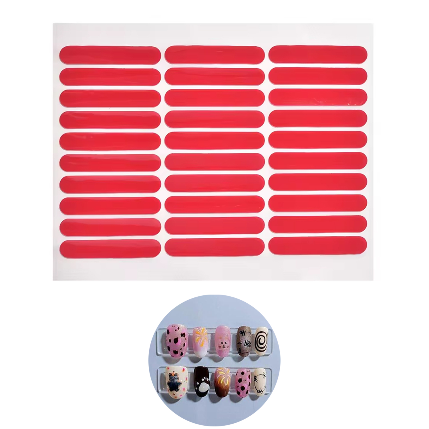 LULAA Double-Sided Crystal Tap - đánh giá và giá Striping Tape Nail