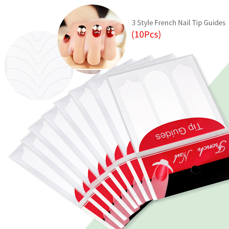 French Tip Manicure Stickers 1 - đánh giá và giá Striping Tape Nail