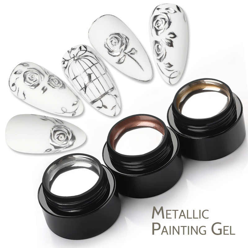BORN PRETTY 5ML Super Silver M - đánh giá và giá Nail Art Chrome
