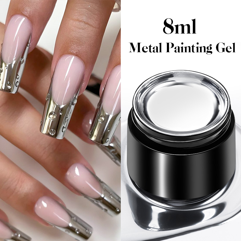 Mttssii 8ml Super Silver Metal - đánh giá và giá Nail Art Chrome