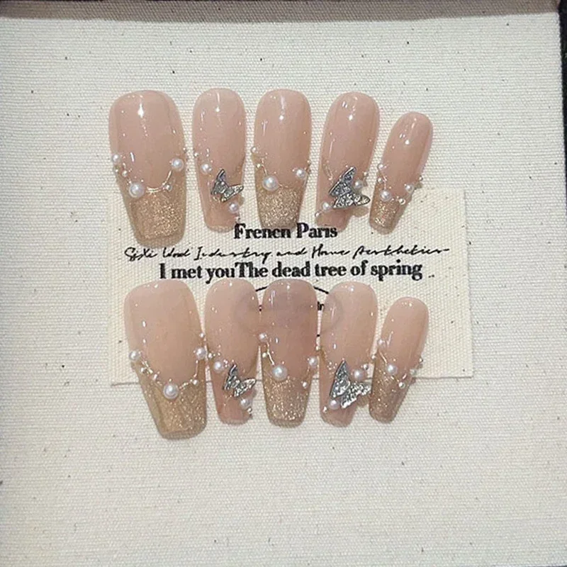 10pcs Cute Handmade Cat Eye Po - đánh giá và giá Nail Art Pink Cat Eye