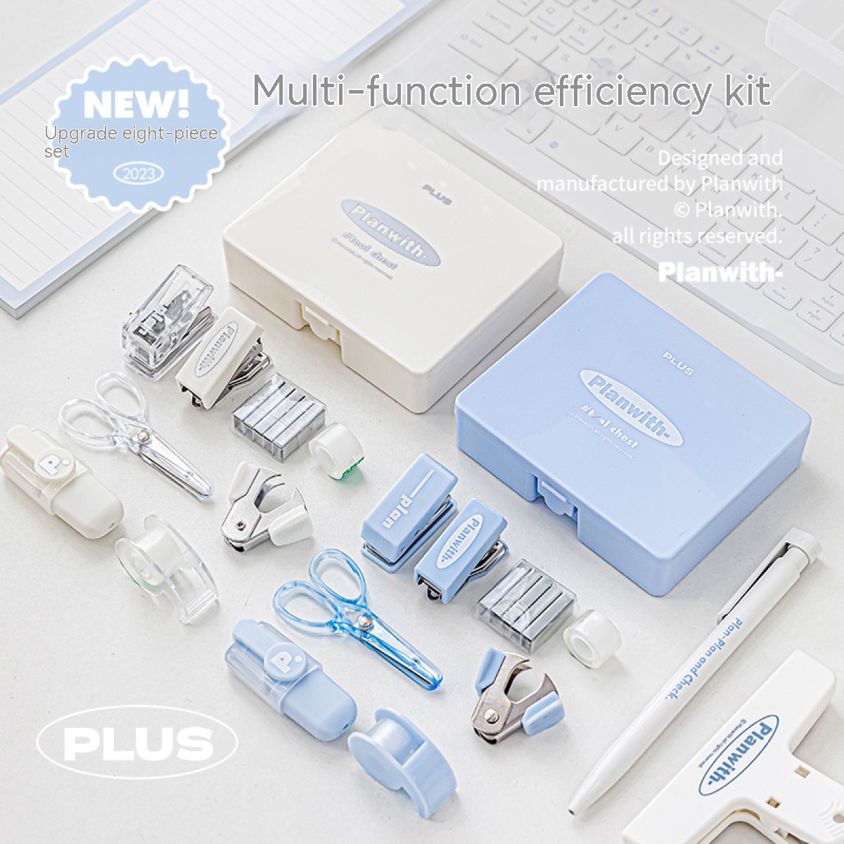 Kawaii Stationery Set, Stapler - đánh giá và giá Striping Tape Nail
