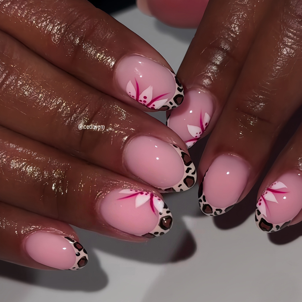 Short long fake nails for wome - đánh giá và giá Nail Art Aesthetic