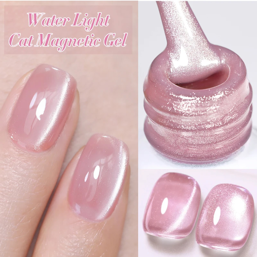 TC 1Pcs Summer New Pink Peach  - đánh giá và giá Nail Art Pink Cat Eye