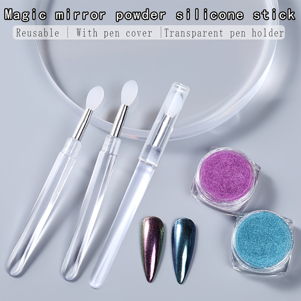 Reusable Chrome Glitter Applyi - đánh giá và giá Nail Art Chrome