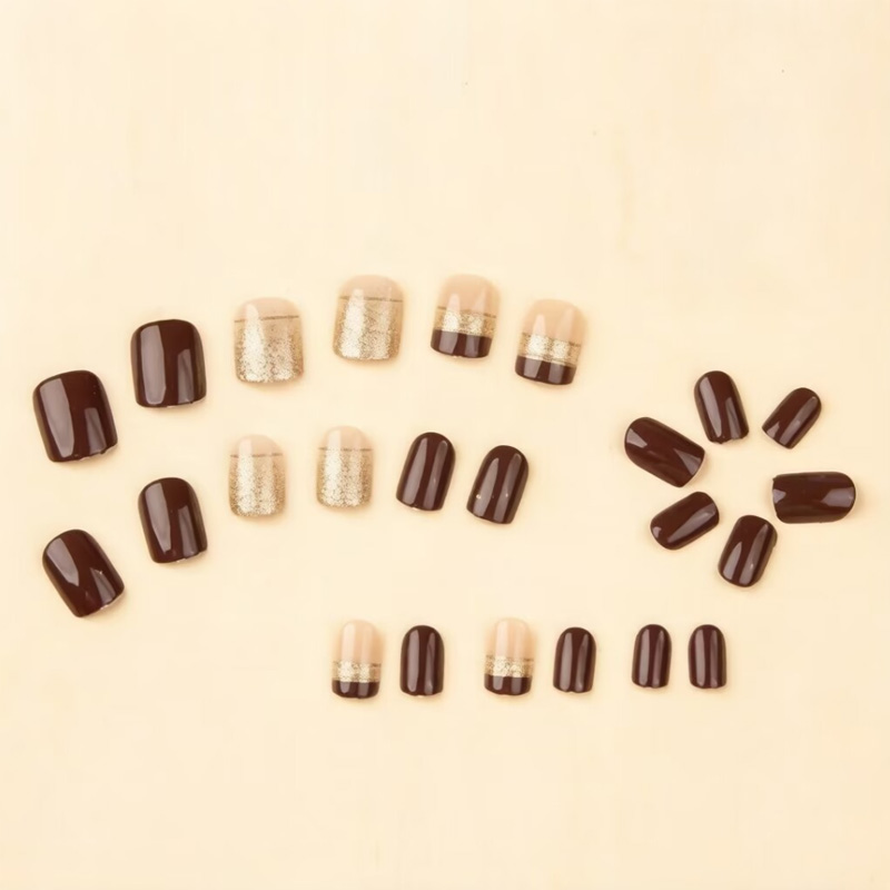 Short Square fake nails for wo - đánh giá và giá Nail Art Aesthetic