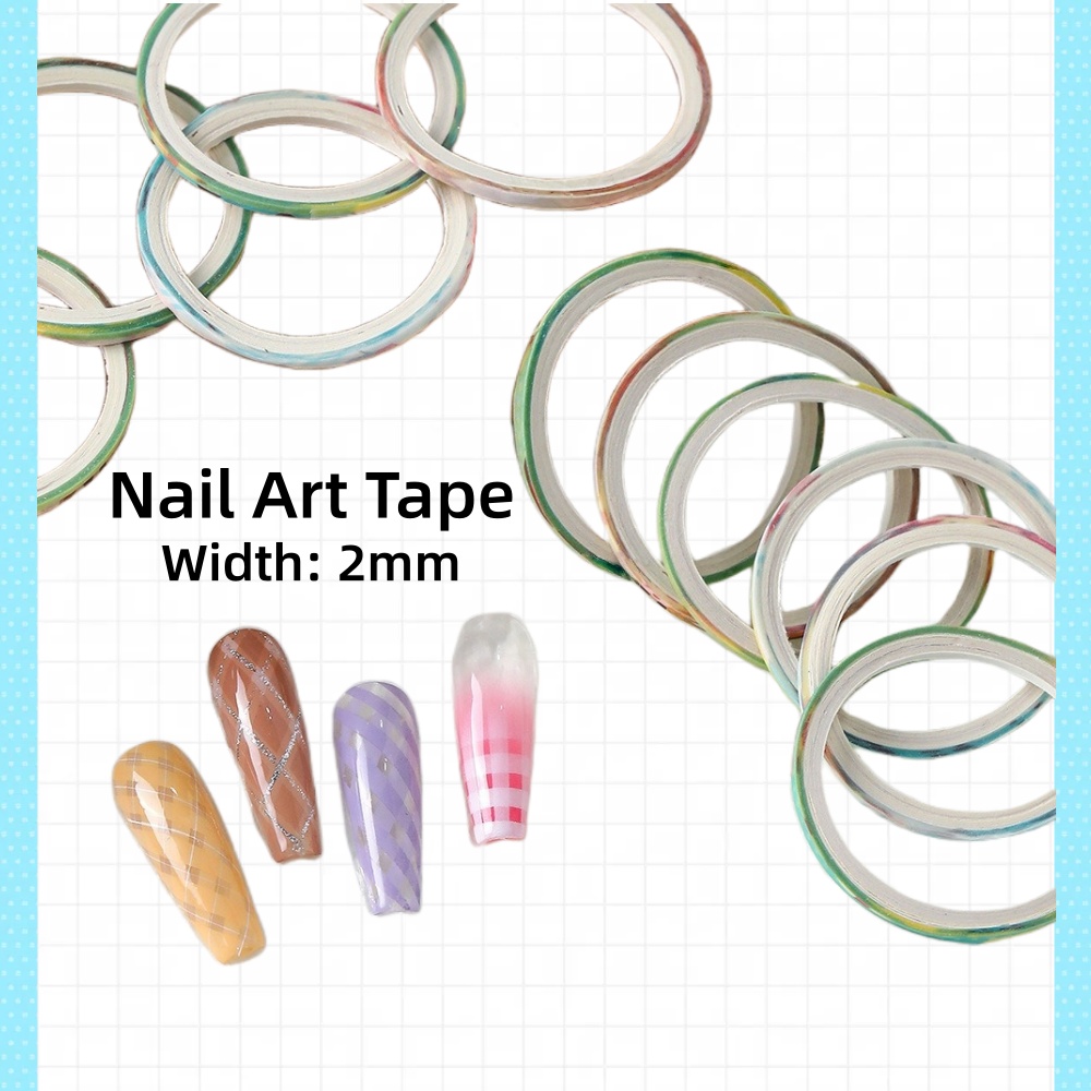 10 Rolls Nail Striping Tape Se - đánh giá và giá Striping Tape Nail