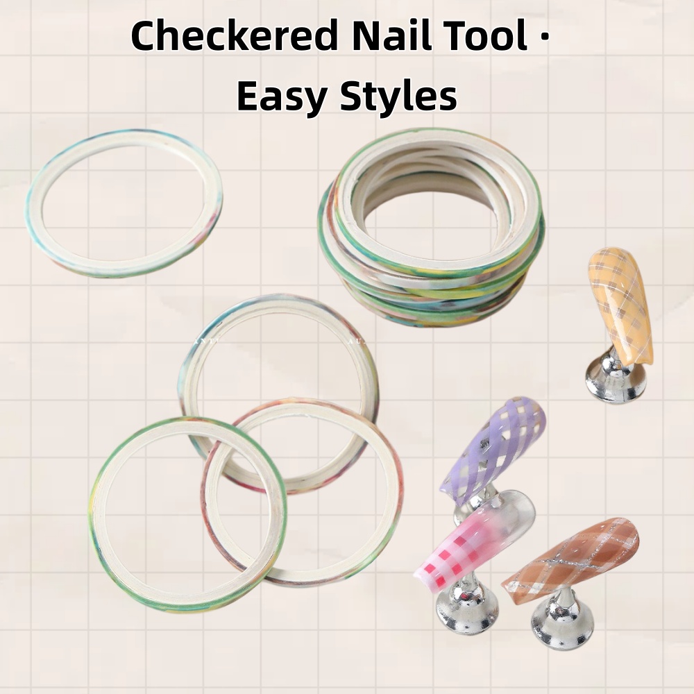 10 Rolls Nail Striping Tape Se - đánh giá và giá Striping Tape Nail