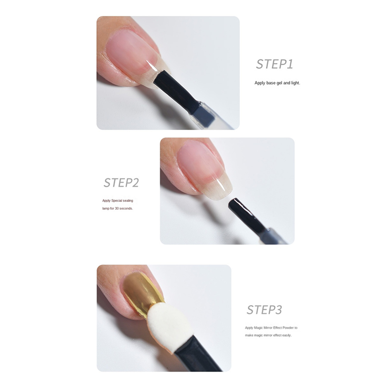 Matte Gel Top Coat, 15ml Powde - đánh giá và giá Nail Art Chrome