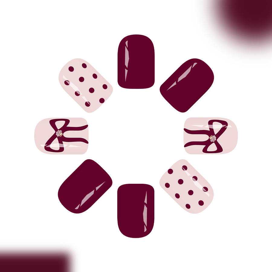 Short Square Press On Nails Gl - đánh giá và giá Nail Art Aesthetic