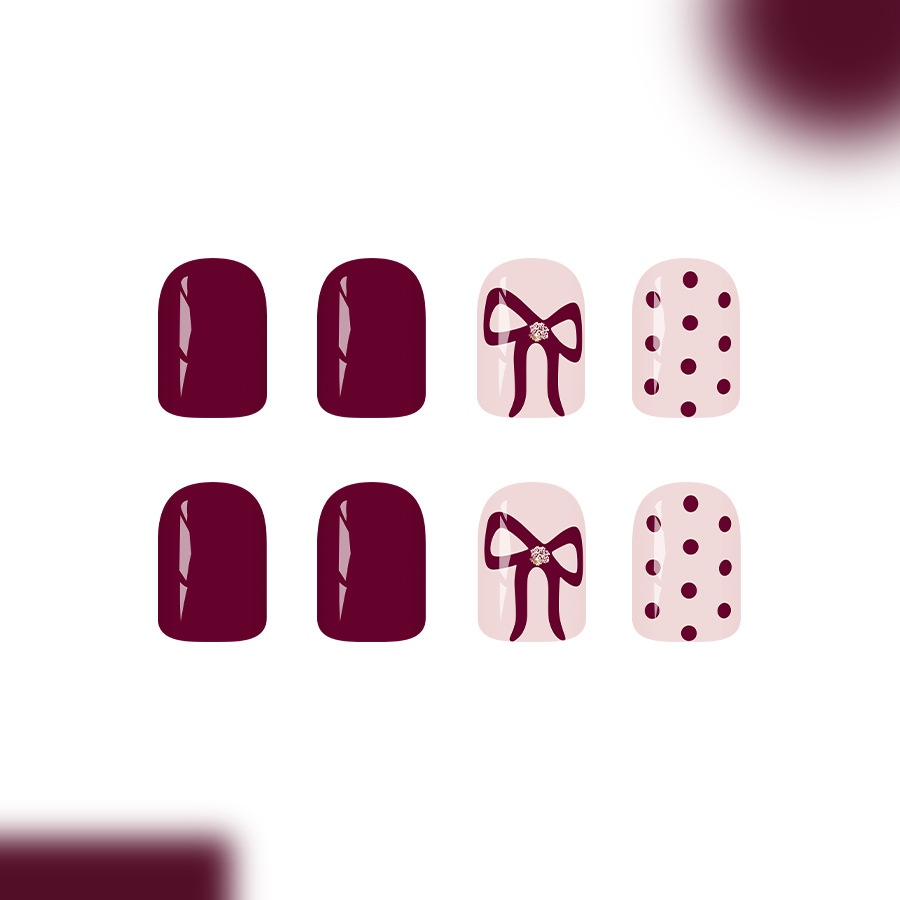 Short Square Press On Nails Gl - đánh giá và giá Nail Art Aesthetic