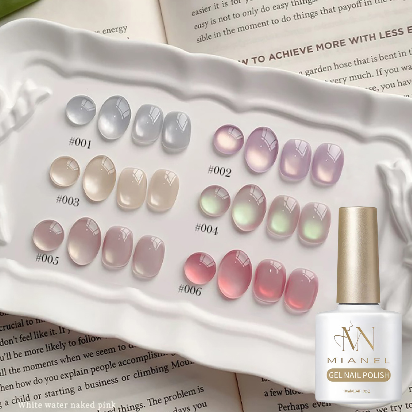 MIANEL 10ML Candy Glass Bead C - đánh giá và giá Nail Art Pink Cat Eye