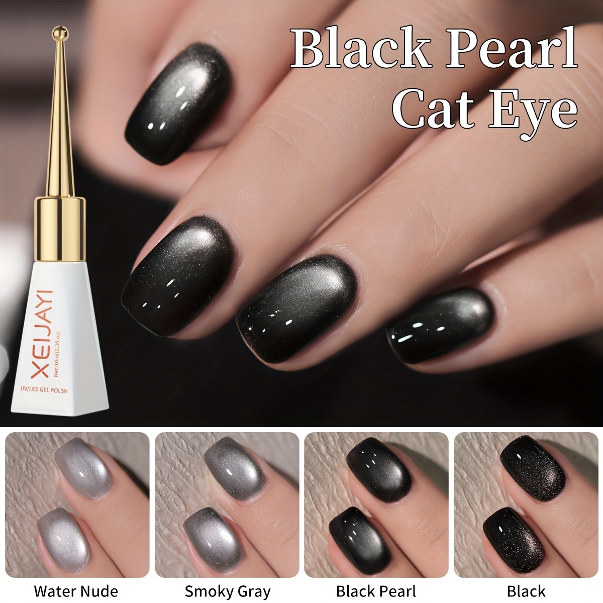 1/4pcs 10ml Popular Cat Eye Ma - đánh giá và giá Nail Art Chrome