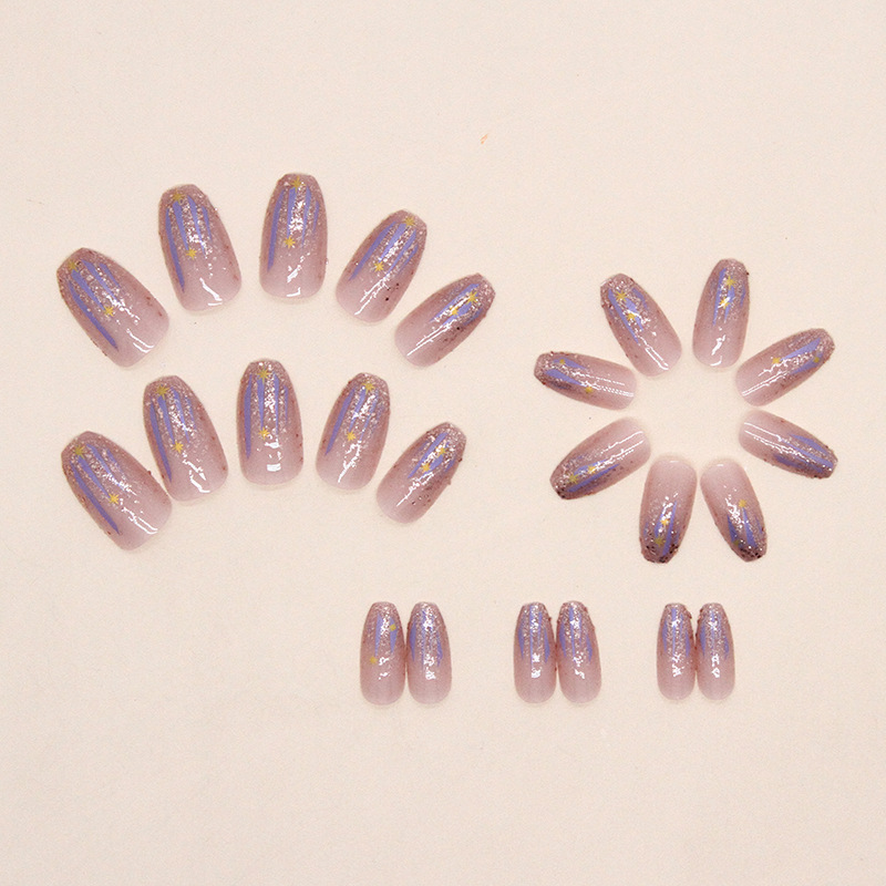 Short fake nails for women gir - đánh giá và giá Nail Art Aesthetic
