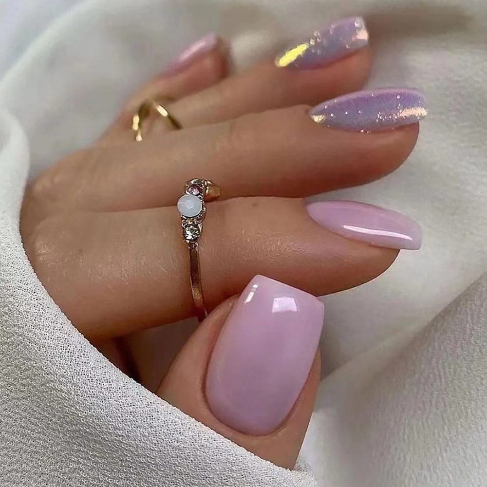 Short fake nails for women gir - đánh giá và giá Nail Art Aesthetic