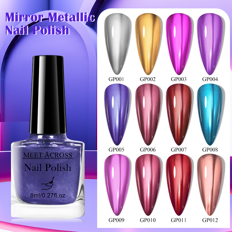 8ml Glass Bottle Water-Based P - đánh giá và giá Nail Art Chrome