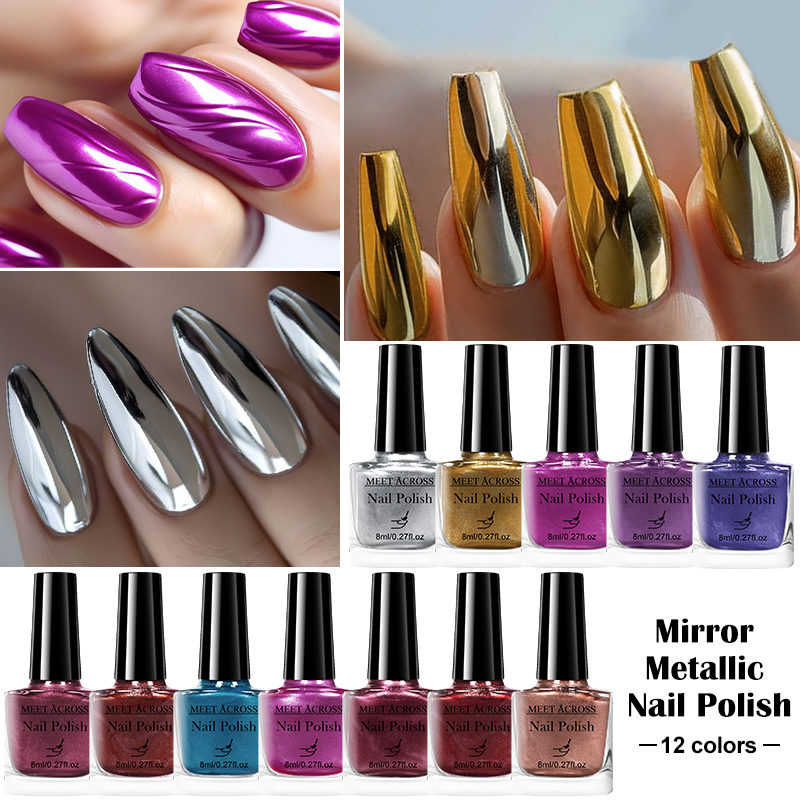 8ml Glass Bottle Water-Based P - đánh giá và giá Nail Art Chrome