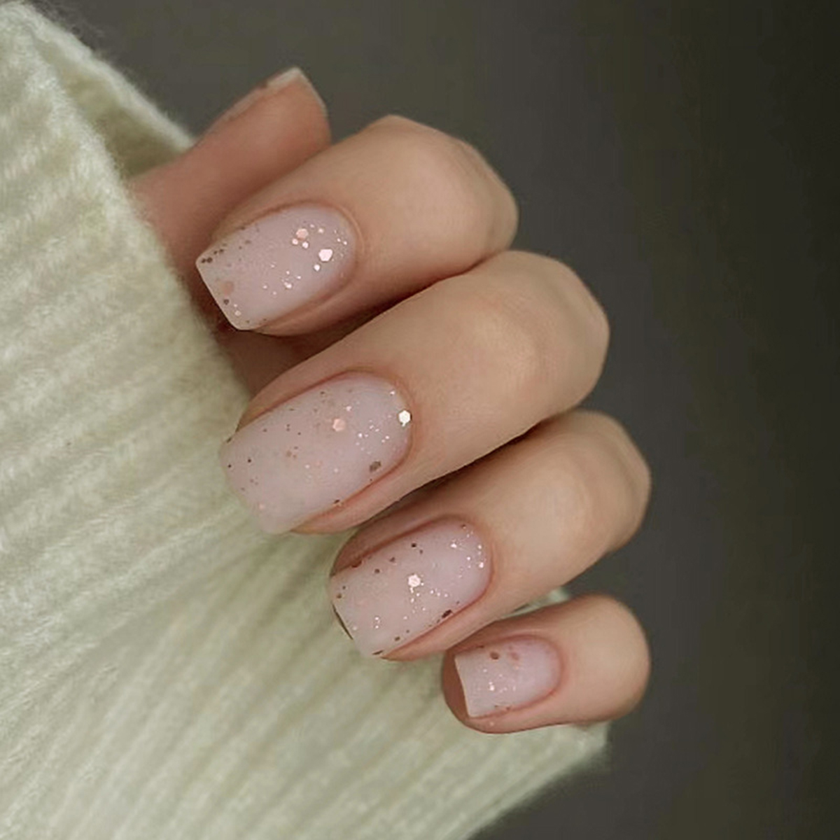 24 pieces of medium square fro - đánh giá và giá Nail Art Aesthetic