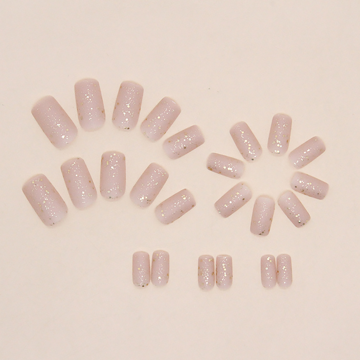 24 pieces of medium square fro - đánh giá và giá Nail Art Aesthetic