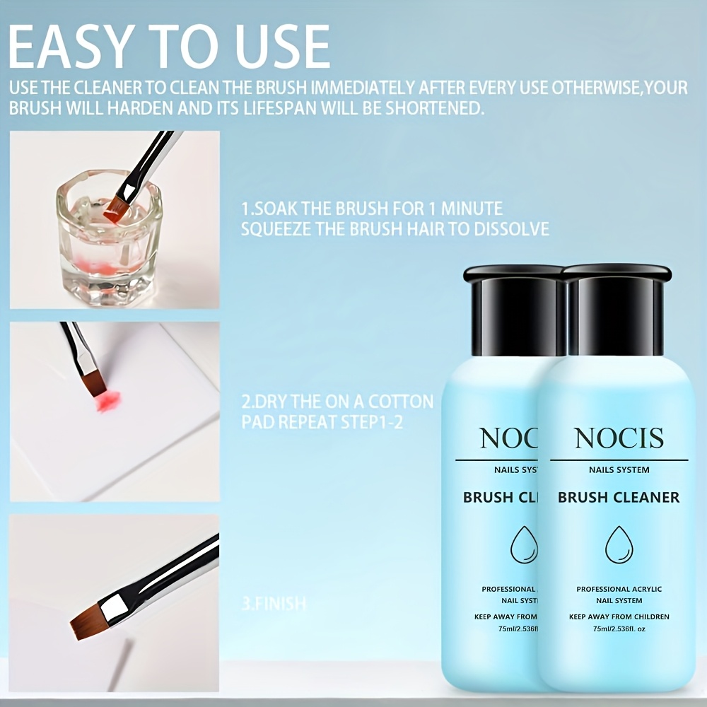 NOCIS 75ml Acrylic Nail Brush  - đánh giá và giá Nail Art Ideas